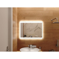 Зеркало для ванной с подсветкой Инворио 80х60 см